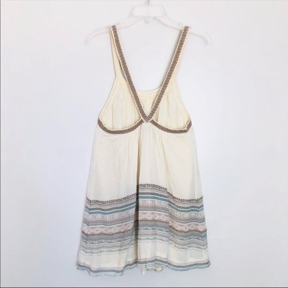 Ecote Urban Outfitters Off-white Bay Frock Dress Embroidered NWT size small - Picture 5 of 10